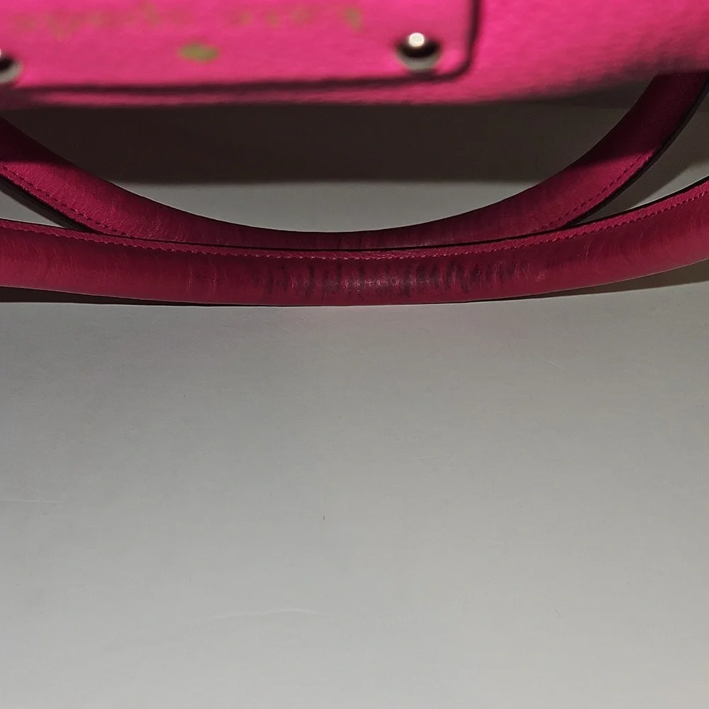 Kate Spade Hot Pink Leather Handbag